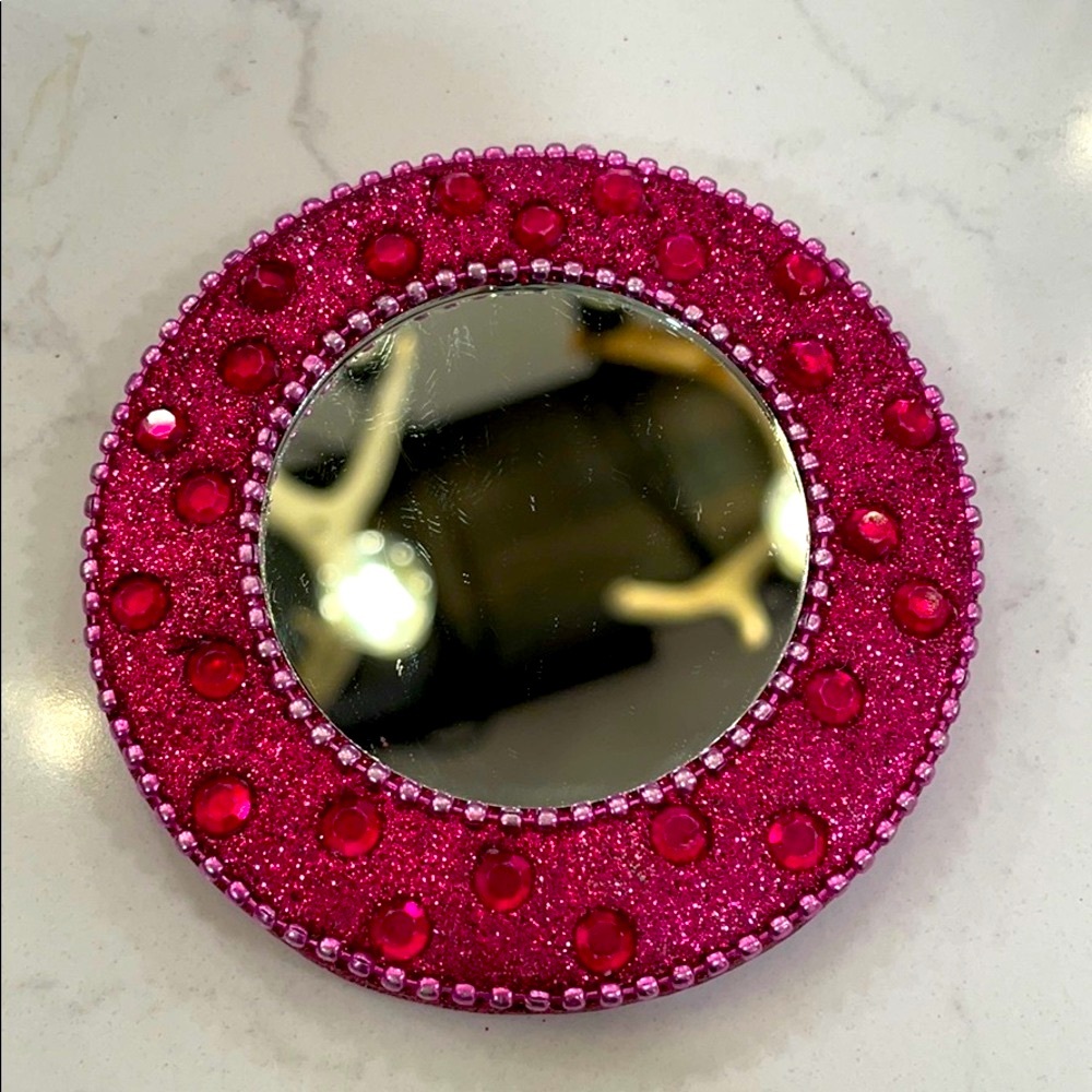 Vintage Pier 1 Bling 💎 Hand Mirror